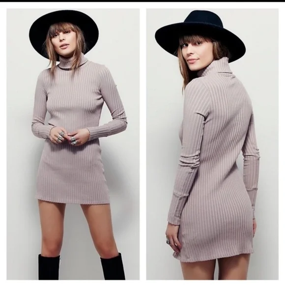 free people around town mini dress Bonfire Pull On Dress by Free People, Beige, S